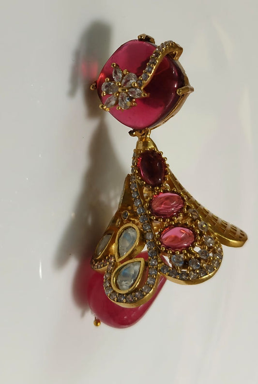 Gold Bombax Jhumka