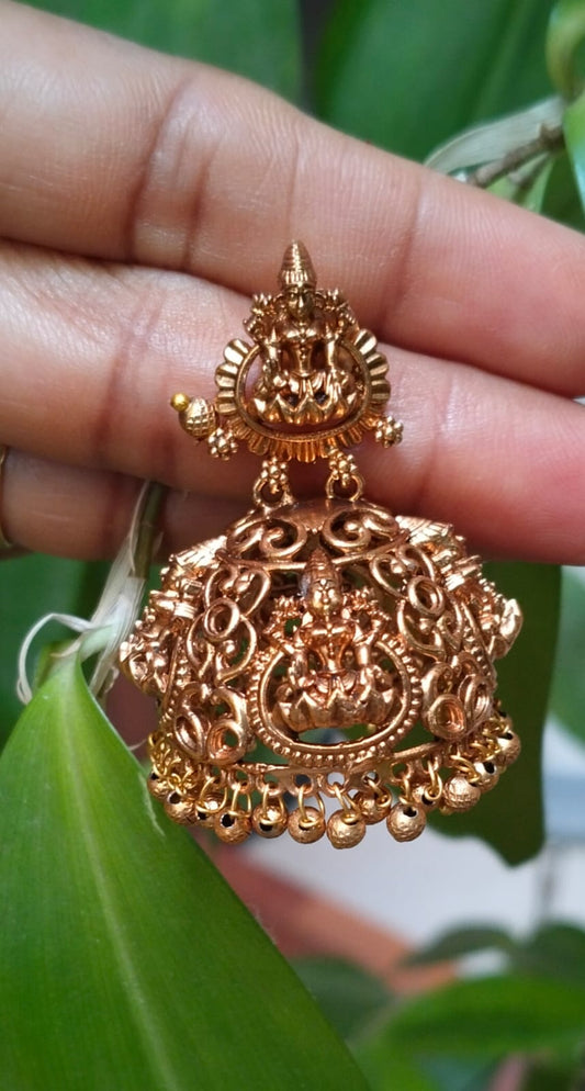 Golden Shrine Jhumka